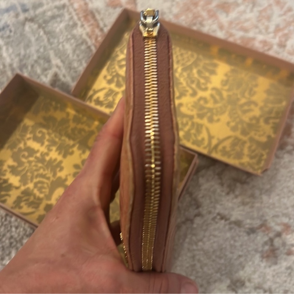 Miu Miu Wallet Euc In Pink With Box See Photos - image 5